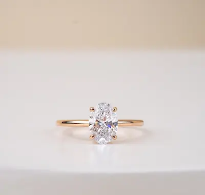 Oval Cut Solitaire