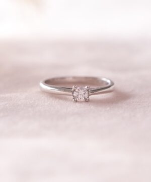 Round Solitaire Diamond Ring