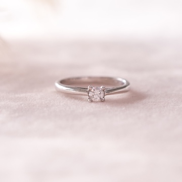 Round Solitaire Diamond Ring
