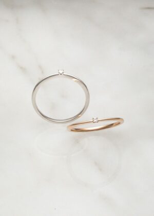 Petite Solitaire Ring